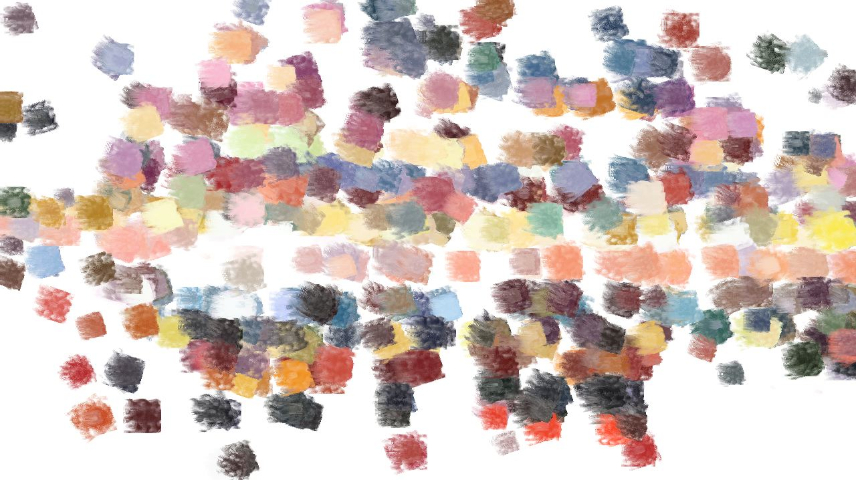 Image 'reflets — paint synthesiser classic — cd hand drawn media wet media wet 2 3'.