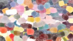 Second of 'reflets — paint synthesiser classic — cd hand drawn media wet media wet 2'.