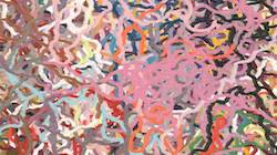 Eighth of 'reflets — paint synthesiser classic — cd hand drawn media wet media wet 2'.