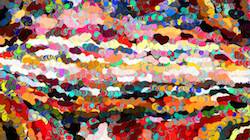 Sixth of 'reflets — paint synthesiser classic — speciality colour examples 1 2'.