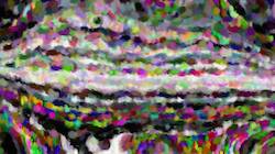 Fifth of 'reflets — paint synthesiser classic — speciality colour examples 2 1'.