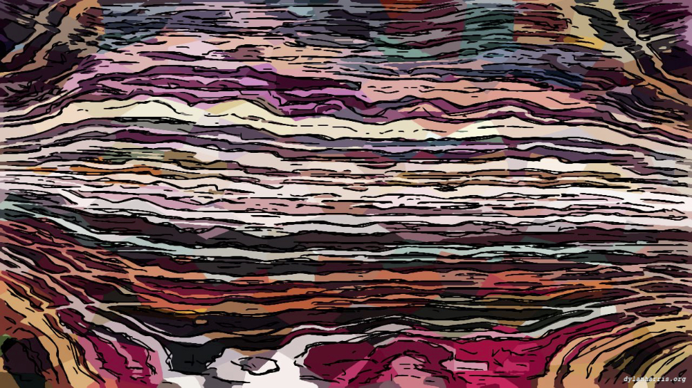 Image 'reflets — paint action sequence — colour sketch ideas 5'.