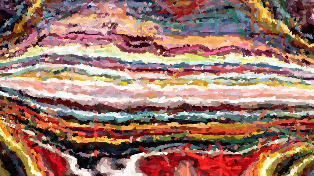 Image 'reflets — paint synthesiser classic — default dry styles 7'.