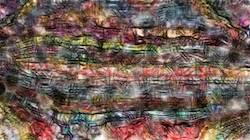 Third of 'reflets — paint synthesiser classic — 3.0 collection edge effects, sketches 2'.