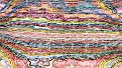 Third of 'reflets — paint synthesiser classic — 3.0 collection examples 3'.