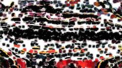 Fourth of 'reflets — paint synthesiser classic — 3.0 collection geodesic 1'.