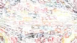 Sixth of 'reflets — paint synthesiser classic — 3.0 collection geodesic 3'.