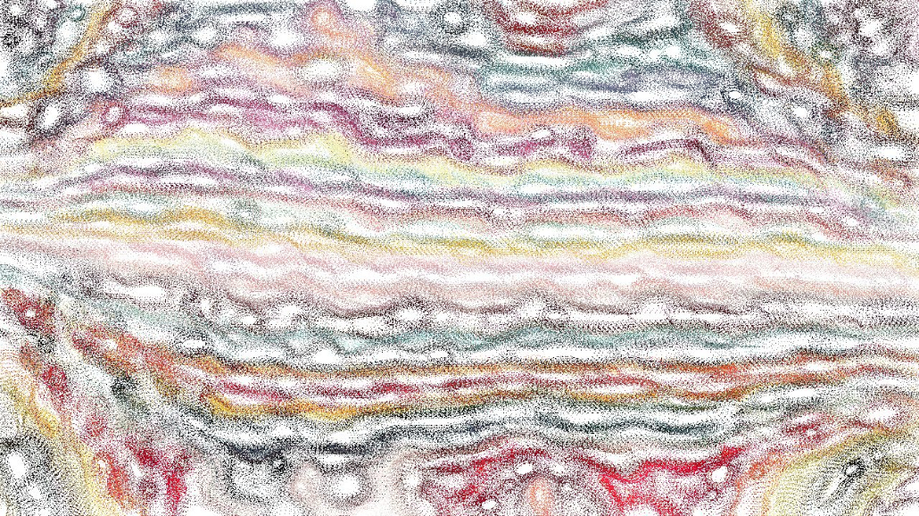 Image 'reflets — paint synthesiser classic — default geodesic 3 5'.