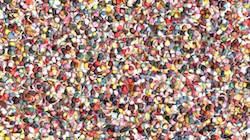 Fifth of 'reflets — paint synthesiser classic — 3.5 collection globby liquids 1'.