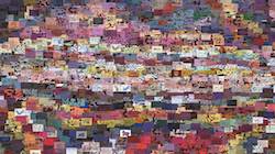 Eighth of 'reflets — paint synthesiser classic — 3.5 collection graffiti 1'.