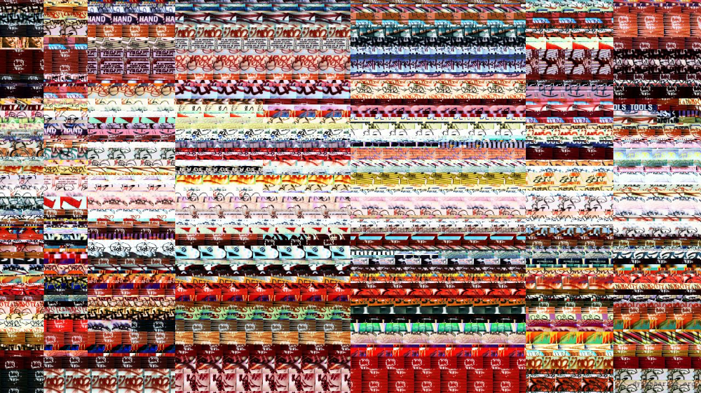 Image 'reflets — paint action sequence — graffiti styles 1 5'.