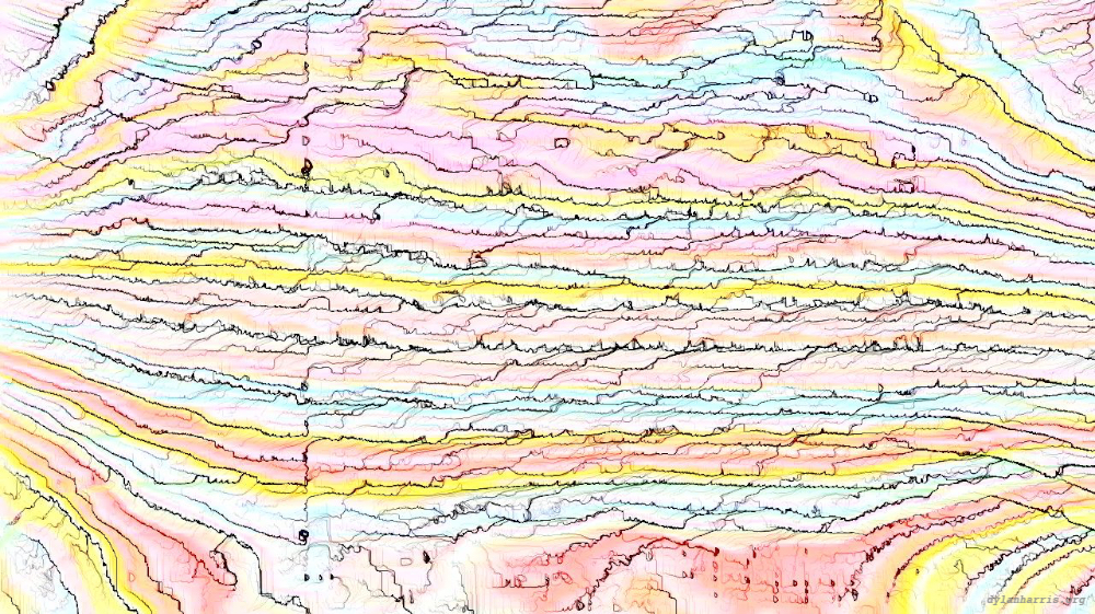 Image 'reflets — msg — processing effects 0 head abstraction 4 7'.