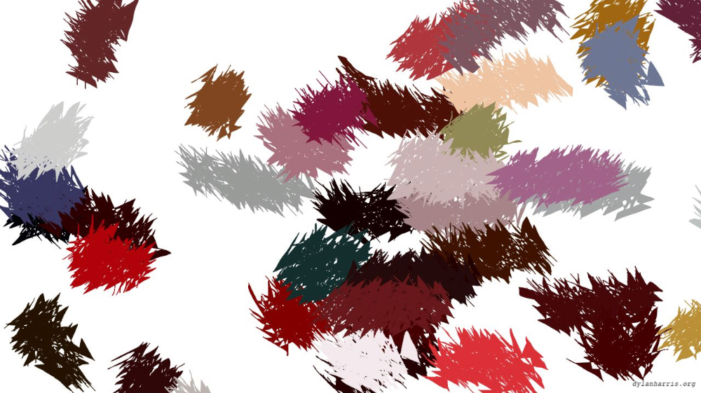 Image 'reflets — paint action sequence — iterative processes 1 5'.