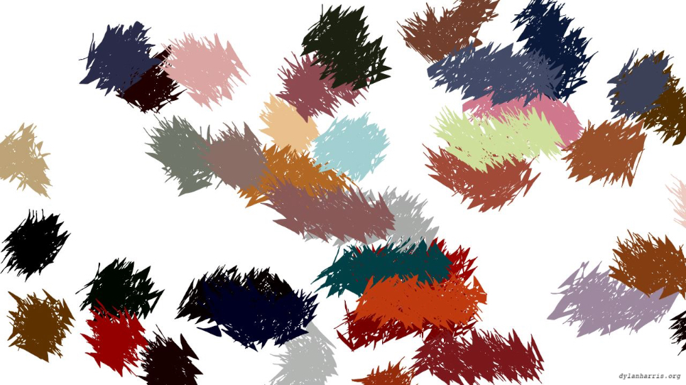 Image 'reflets — paint action sequence — iterative processes 1 6'.