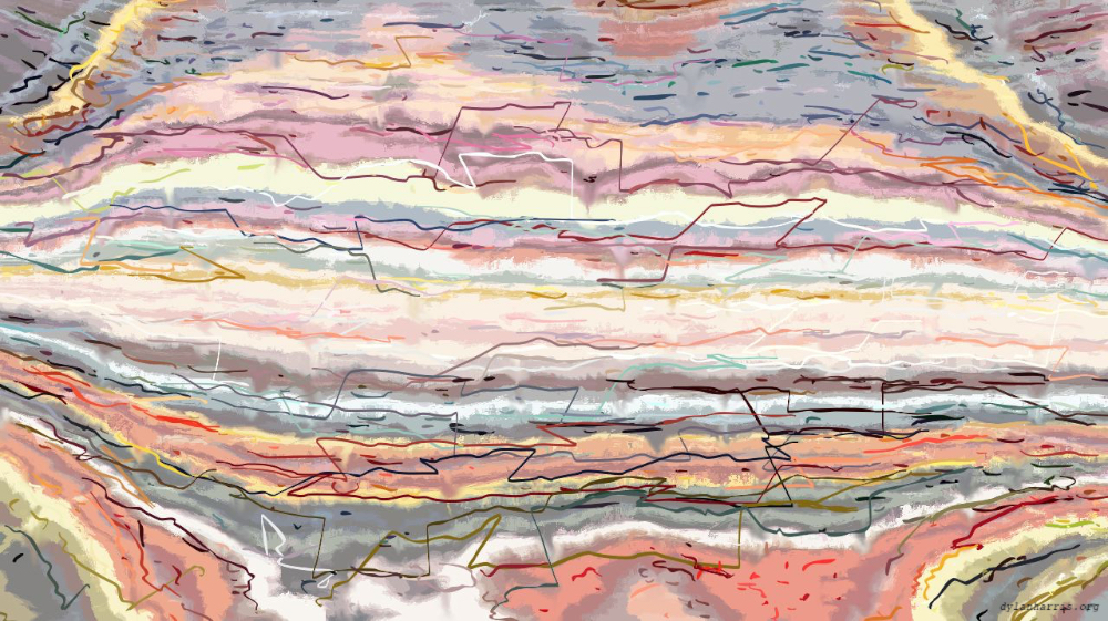 Image 'reflets — paint action sequence — iterative processes 3 1'.