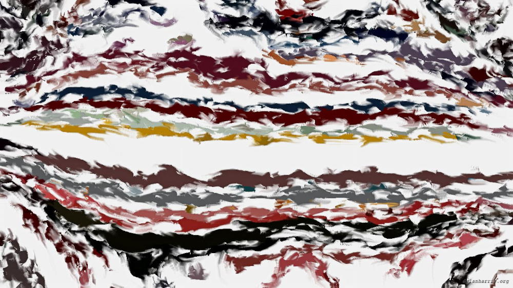 Image 'reflets — paint action sequence — iterative processes 6 5'.