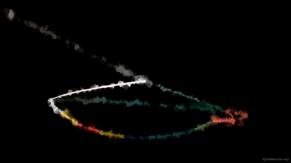 Image 'reflets — paint action sequence — loop action tests 1 5'.