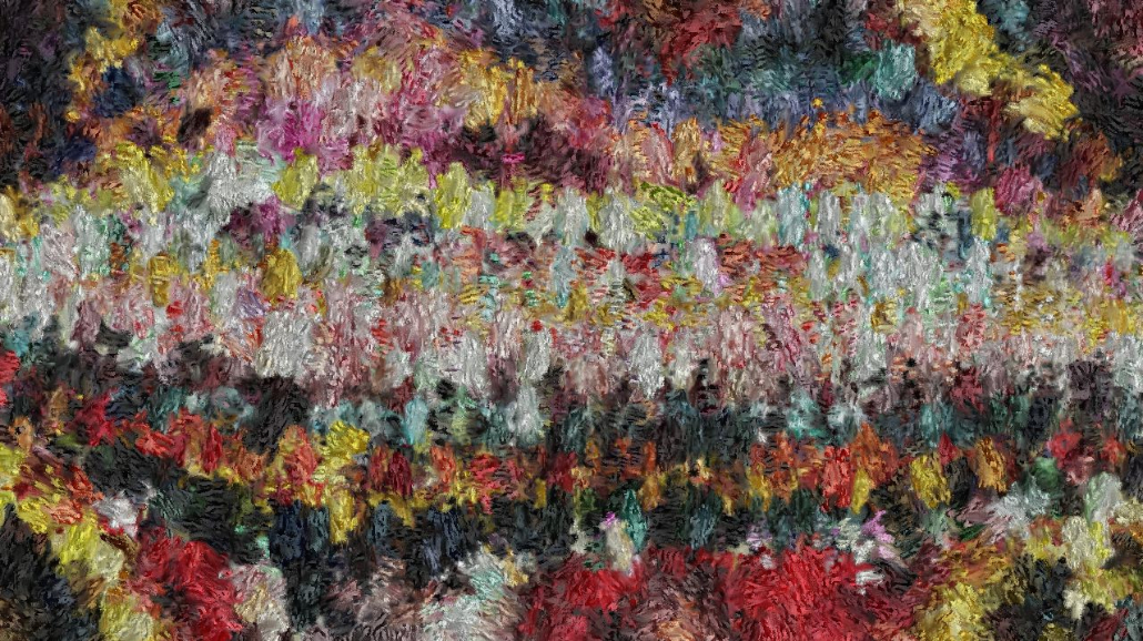 Image 'reflets — paint synthesiser classic — 4.0 collection oil paint strokes 1 8'.