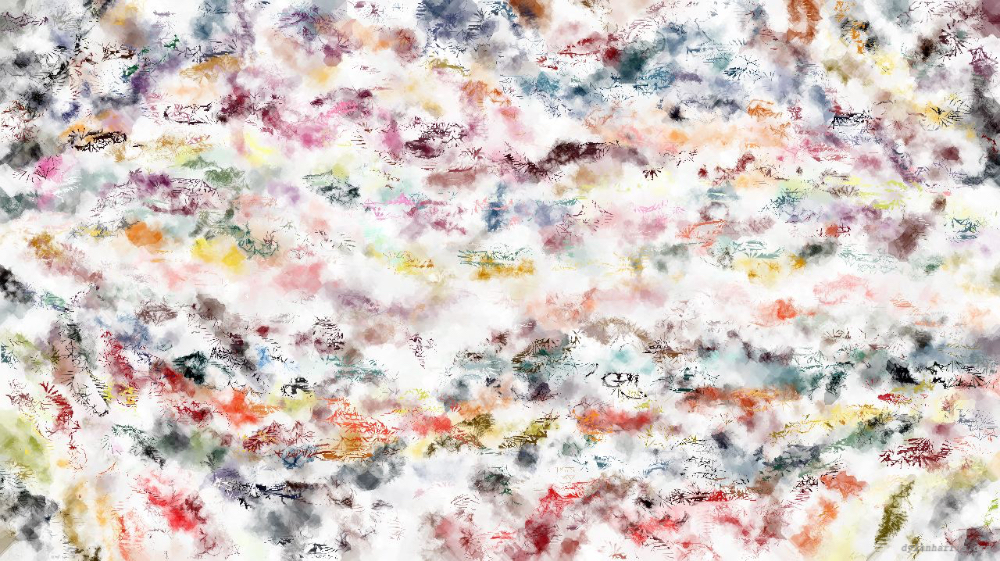 Image 'reflets — paint action sequence — paint 1 2'.