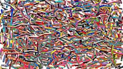 Fifth of 'reflets — paint synthesiser classic — 3.0 collection particles 2'.