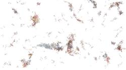 Third of 'reflets — paint synthesiser classic — 3.5 collection particles 2'.