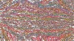 Fourth of 'reflets — paint synthesiser classic — 3.0 collection particles 5'.