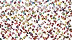 Third of 'reflets — paint synthesiser classic — 3.0 collection particulate 1'.