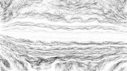 Eighth of 'reflets — paint synthesiser classic — 4.0 collection pencil sketch 3'.