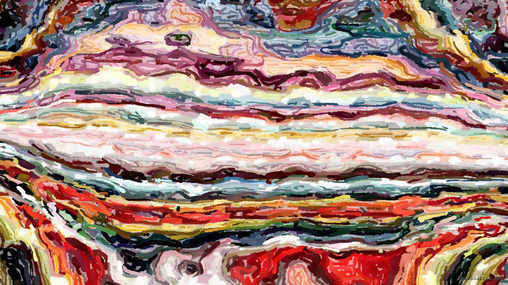 Image 'reflets — paint action sequence — paint styles 5'.