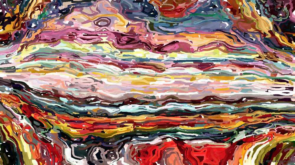 Image 'reflets — paint action sequence — paint styles 6'.