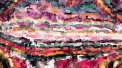 First of 'reflets — paint synthesiser classic — 4.0 collection raised rough strokes 1'.