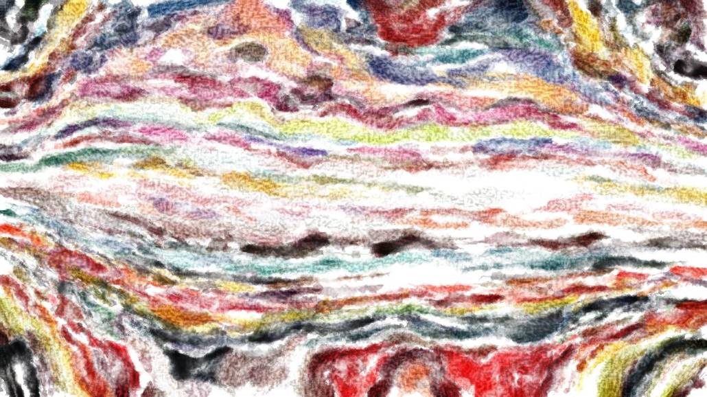 Image 'reflets — paint synthesiser classic — 4.0 collection raised rough strokes 3 8'.