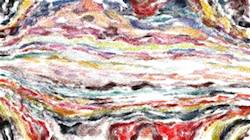 Eighth of 'reflets — paint synthesiser classic — 4.0 collection raised rough strokes 3'.