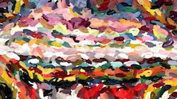 Fourth of 'reflets — paint synthesiser classic — default scribble'.