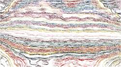 Second of 'reflets — paint synthesiser classic — 3.5 collection sketch 3'.