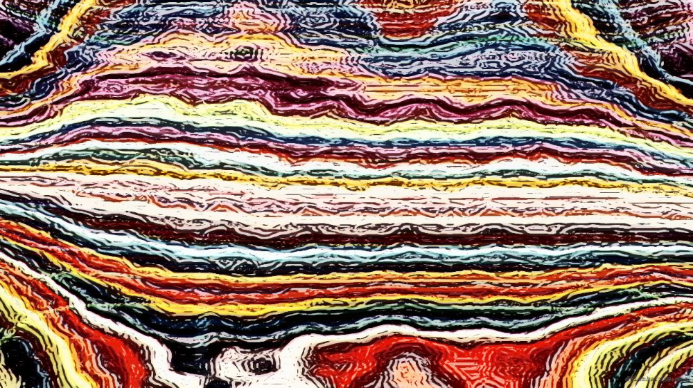 Image 'reflets — paint action sequence — screen print ideas 2 5'.