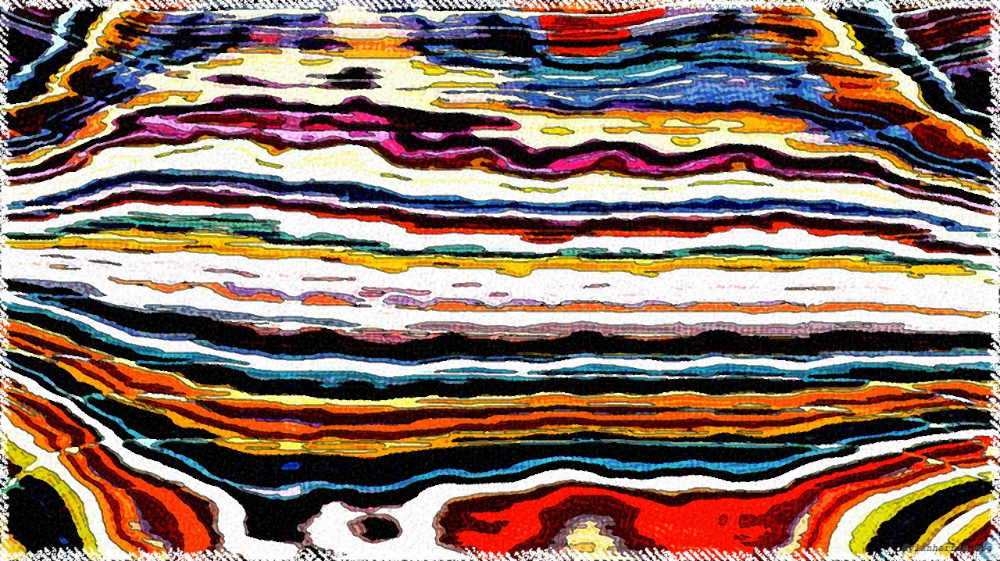 Image 'reflets — paint action sequence — screen print ideas 3 2'.