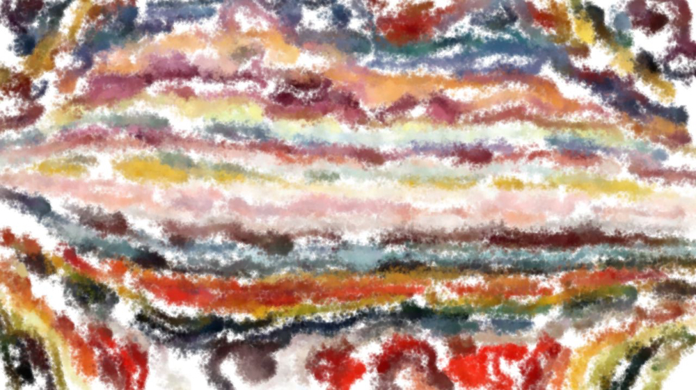 Image 'reflets — paint synthesiser classic — wacom tilt brushes 1 3'.