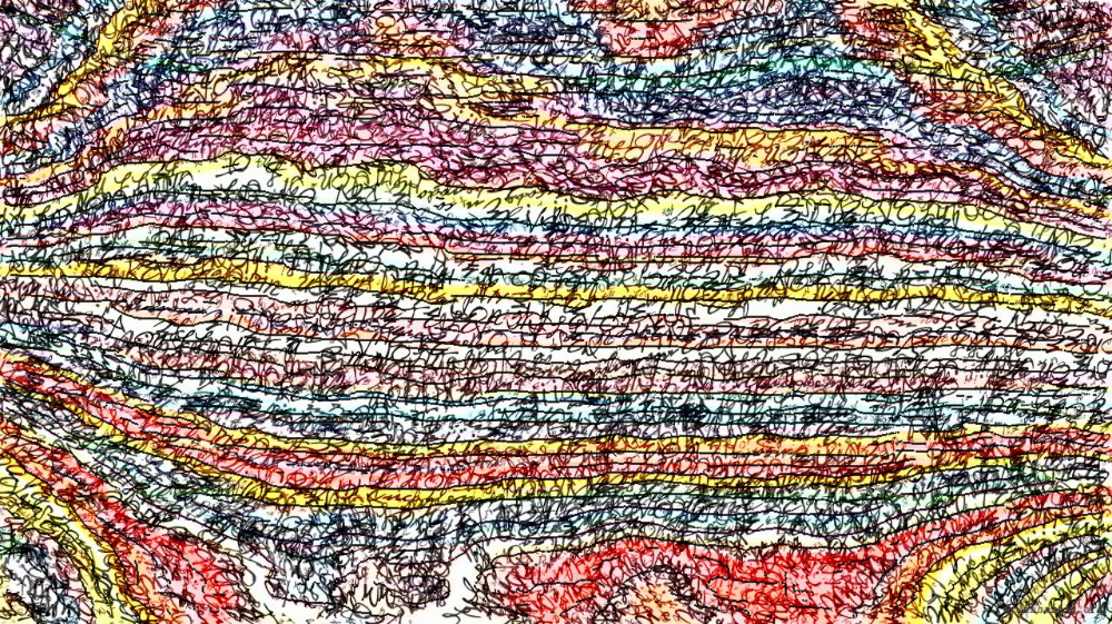 Image 'reflets — paint action sequence — text render 5'.