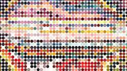 Second of 'reflets — paint synthesiser classic — speciality tiling 1'.