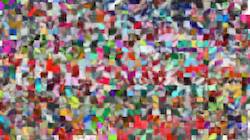 Sixth of 'reflets — paint synthesiser classic — speciality tiling 1'.