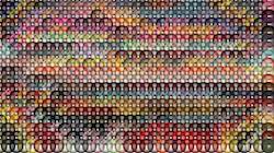 First of 'reflets — paint synthesiser classic — speciality tiling 2'.