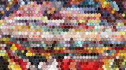 Third of 'reflets — paint synthesiser classic — speciality tiling 2'.