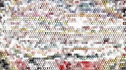 Fourth of 'reflets — paint synthesiser classic — speciality tiling 2'.