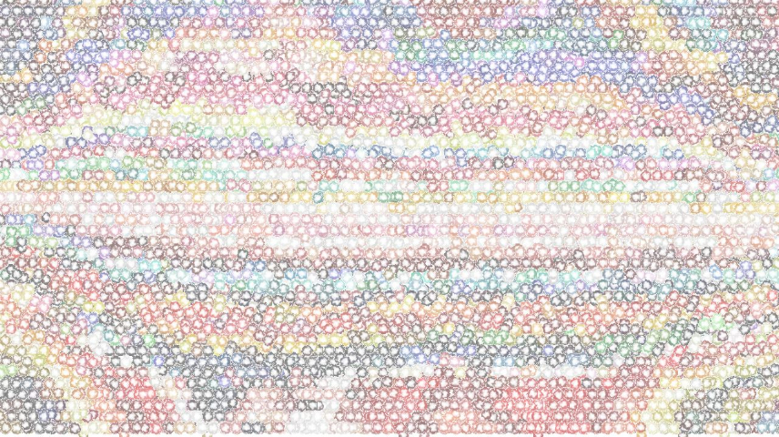 Image 'reflets — paint synthesiser classic — speciality tiling 3 3'.