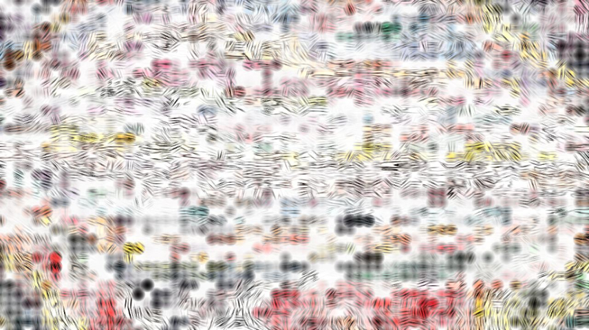 Image 'reflets — paint synthesiser classic — speciality tiling 3 6'.