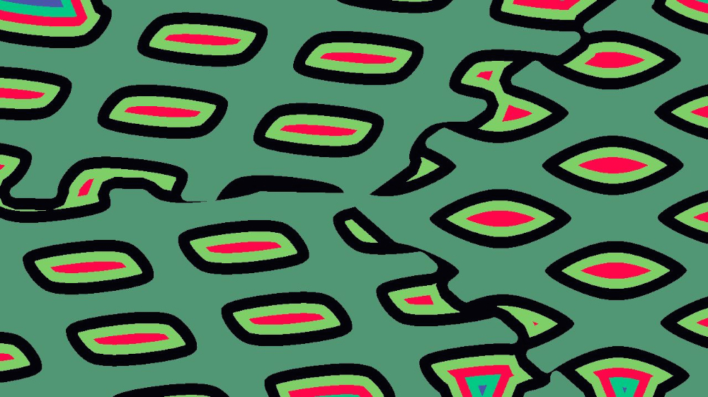 Image 'reflets — msg — abstract trisheet 2'.