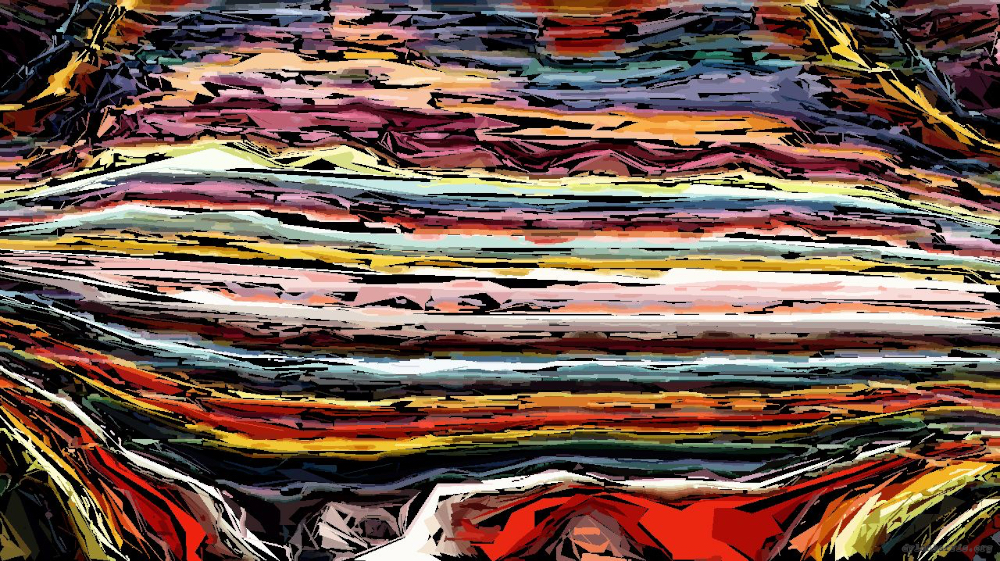 Image 'reflets — paint action sequence — vern pas 2 1 1'.