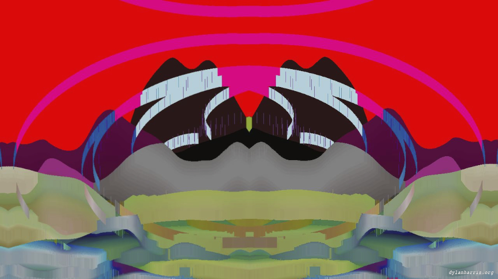 Image 'reflets — msg — abstract 1 vert mountains 4 1'.