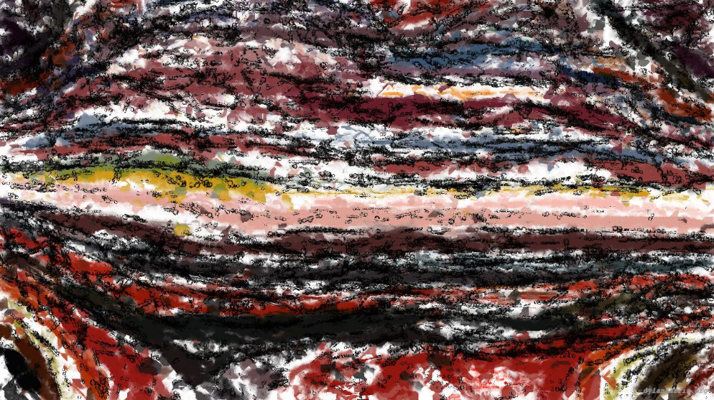 Image 'reflets — paint action sequence — watercolour styles 1 6'.